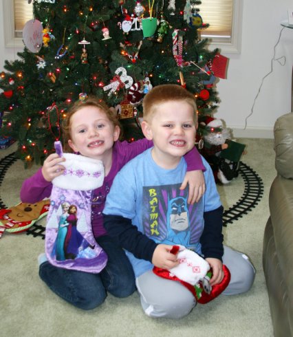 Amber and Jacob on Christmas Eve 2014